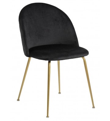 Krzesło Louise Black /Gold