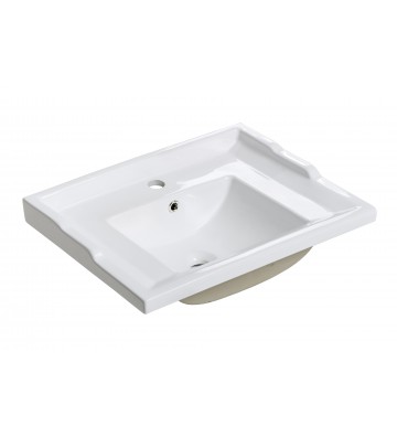 CFP -  F60- RETRO- DP- umywalka ceramiczna  60cm / washbasine 60cm double pack