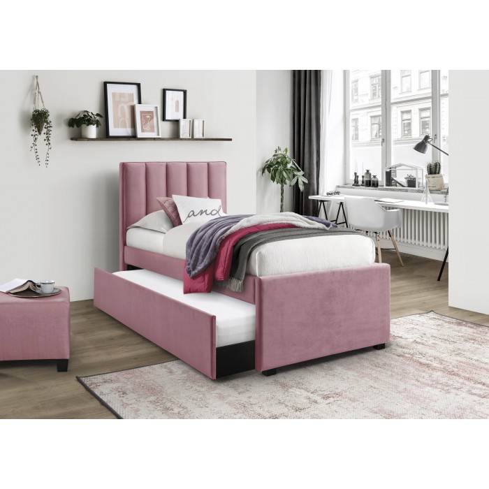 RUSSO 90 cm łóżko różowy